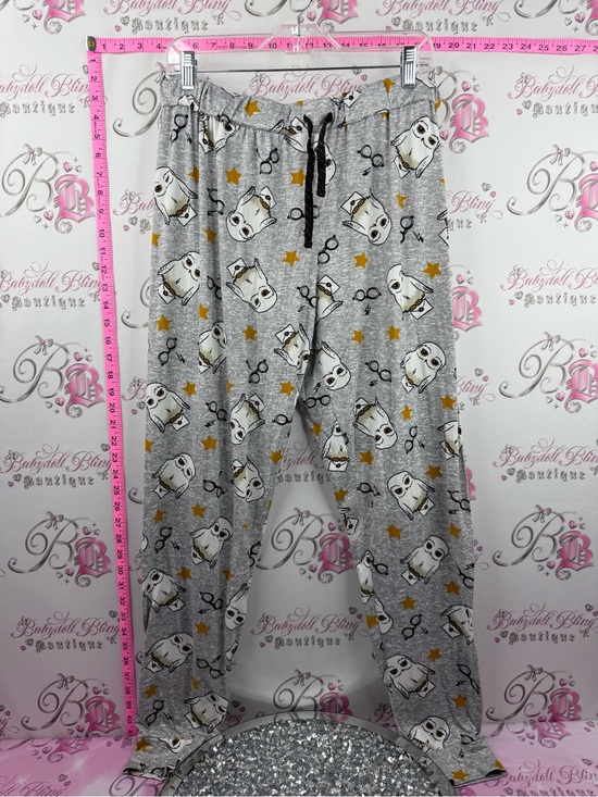 Wizarding World Of Harry Potter Other - Harry Potter pants joggers pj stretchy soft Gray Owl Print Jogger Sweatpants